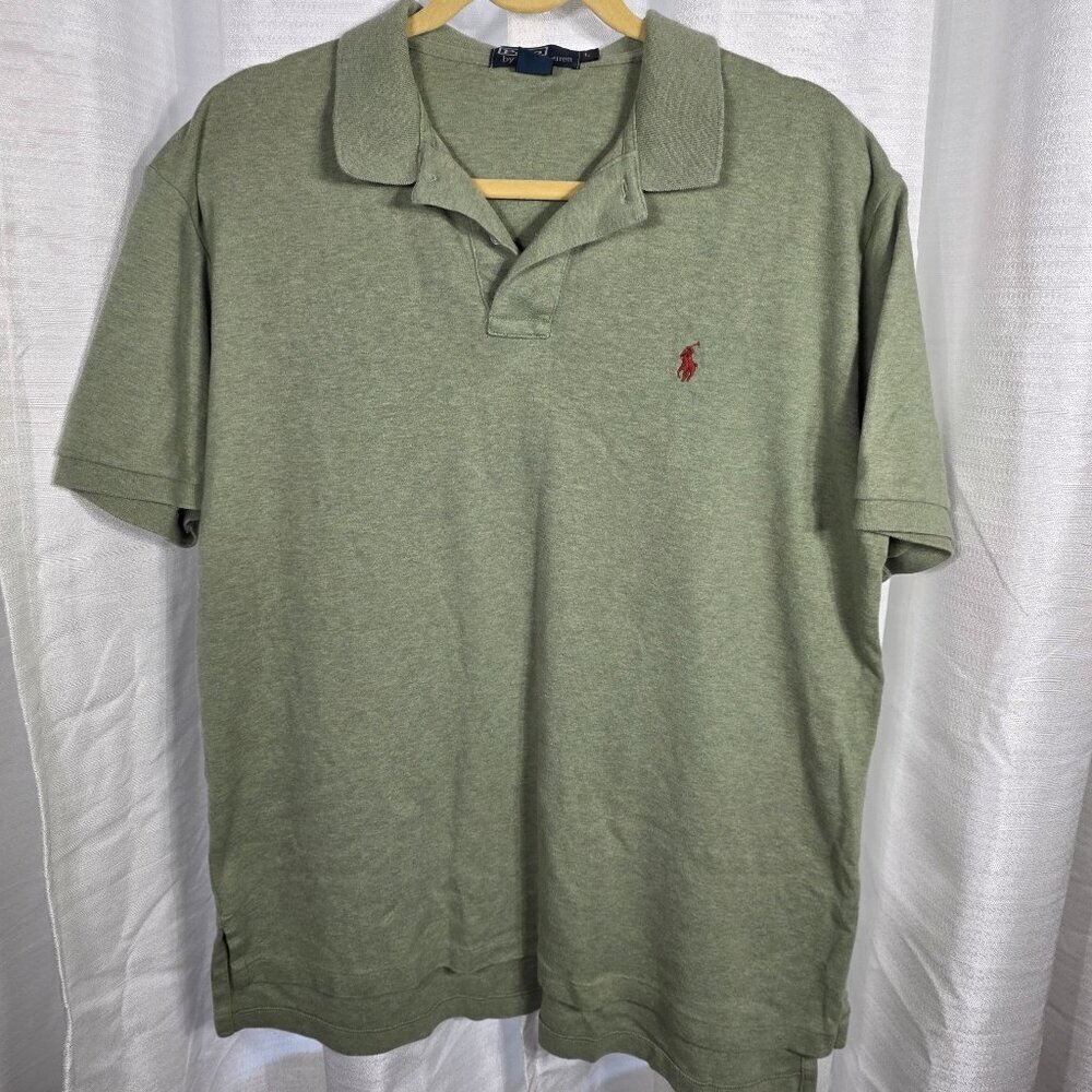 Polo by Ralph Lauren Men's Knit Golf Banded Short Sleeve Shirt Size Large